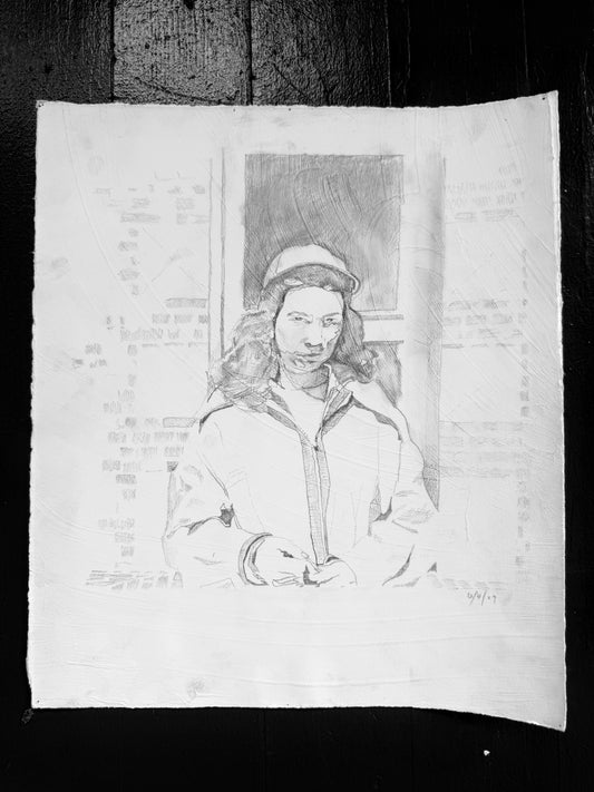 “Young Woman in Baseball Hat” (2009)