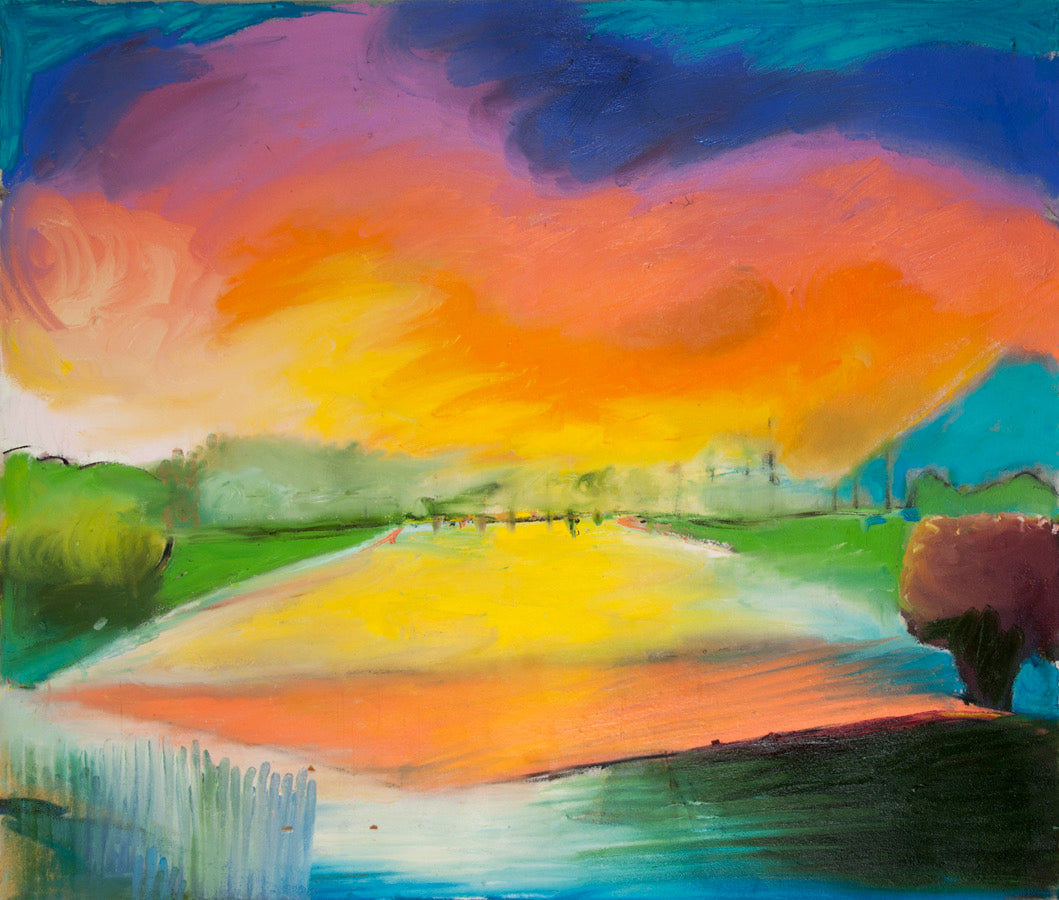 Sunrise in Open Field