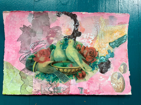 Vintage Love Birds Collage (2007)