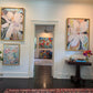 Soft Magnolia I (36x48”) with solid gold floating frame