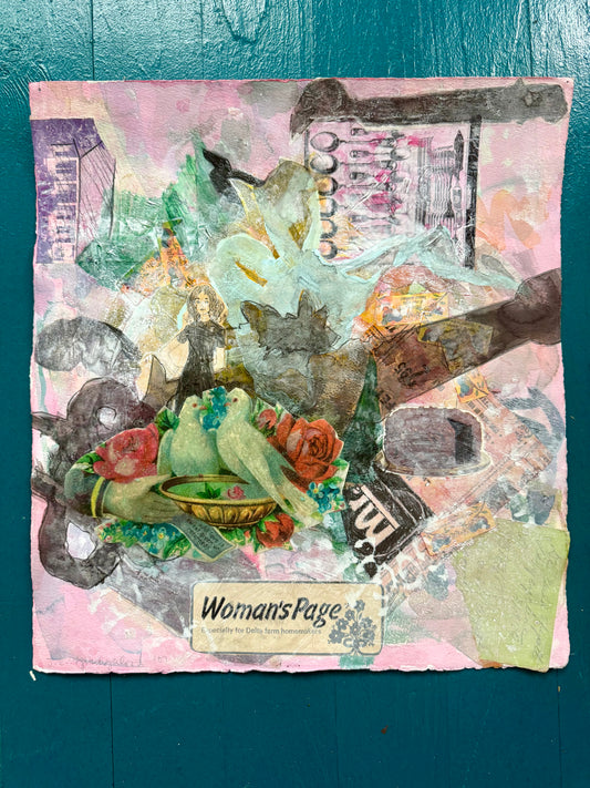 Vintage “Woman’s Page” Collage