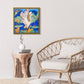“Queen of Bayou Oasis Study” (24x24”) giclee printed canvas with solid gold floating frame