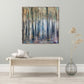 “Mysterious Cypress” (48x48”) Giclee printed canvas with champagne floating frame