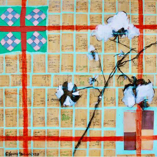 “Cotton Quilt Collage” (2012)