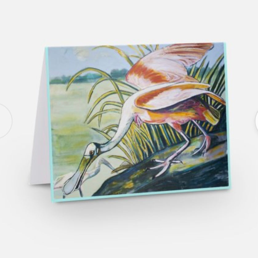 (5) Roseate Spoonbill Note Cards