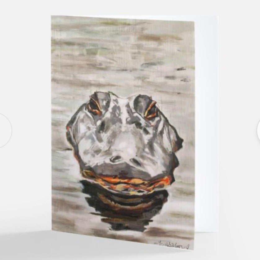 (7) Gator Head  Note Cards