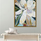 Soft Magnolia I (36x48”) with solid gold floating frame