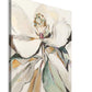 "Soft Neutral Magnolia" Solid Gold Floating Frame (36x48")