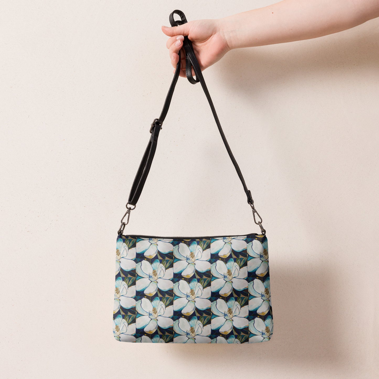 Indigo Magnolia Crossbody bag