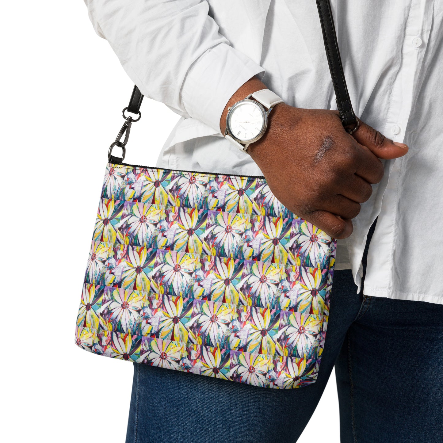 Zinnias Crossbody bag