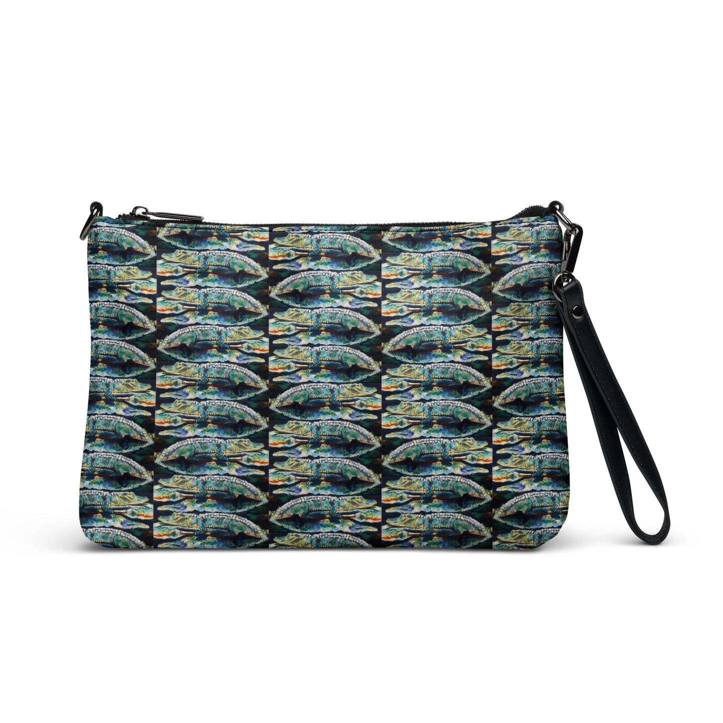 Psychedelic Gator Reflections Crossbody bag