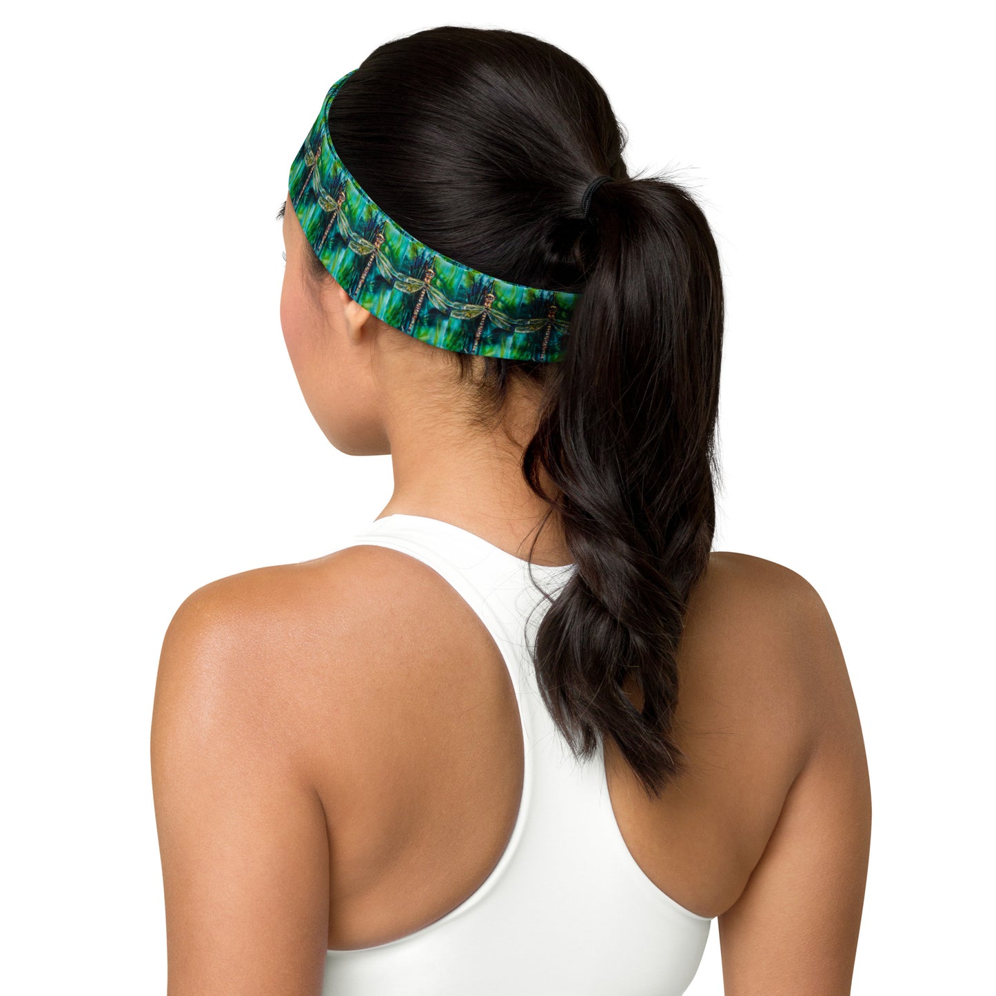 Green Dragonfly Headband