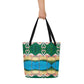 Flamingo Oasis All-Over Print Large Tote Bag