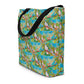 Doves in Oasis All-Over Print Large Tote Bag