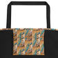 Peacock Pair All-Over Print Large Tote Bag