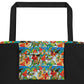 Hummingbirds with Sun All-Over Print Large Tote Bag