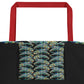 Psychedelic Gator Reflection All-Over Print Large Tote Bag