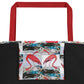 Flamingo Tango All-Over Print Large Tote Bag