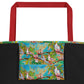 Doves in Oasis All-Over Print Large Tote Bag