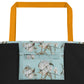 Gracious Cotton All-Over Print Large Tote Bag