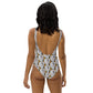 Mustard Oyster Shells One-Piece Swimsuit