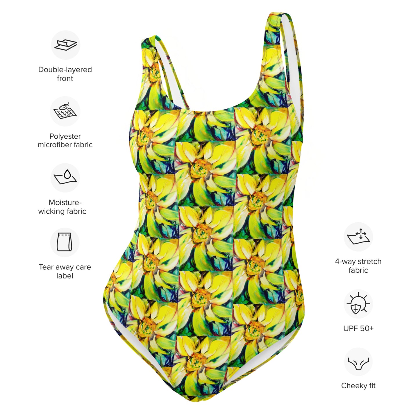 Bosco Sunflower One-Piece Swimsuit