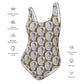 Mustard Oyster Shells One-Piece Swimsuit