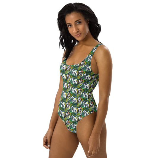 Parakeets One-Piece Swimsuit