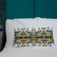 Blue Heron Pattern Premium Pillow