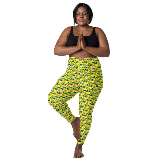 Sunflower Crossover leggings with pockets