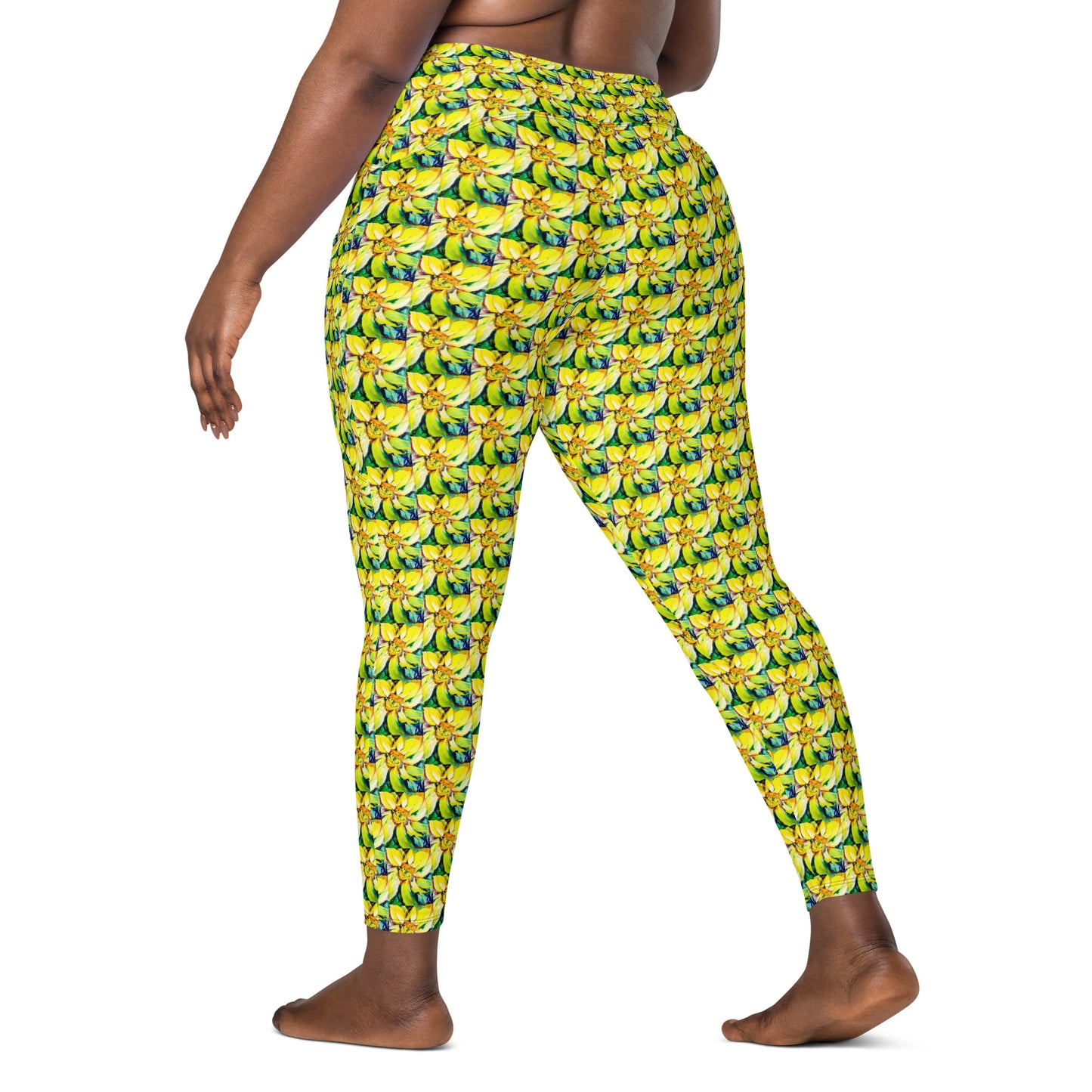 Sunflower Crossover leggings with pockets