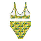 Bosco Sunflower Recycled high-waisted bikini