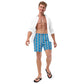 Blue Shrimp Men's swim trunks