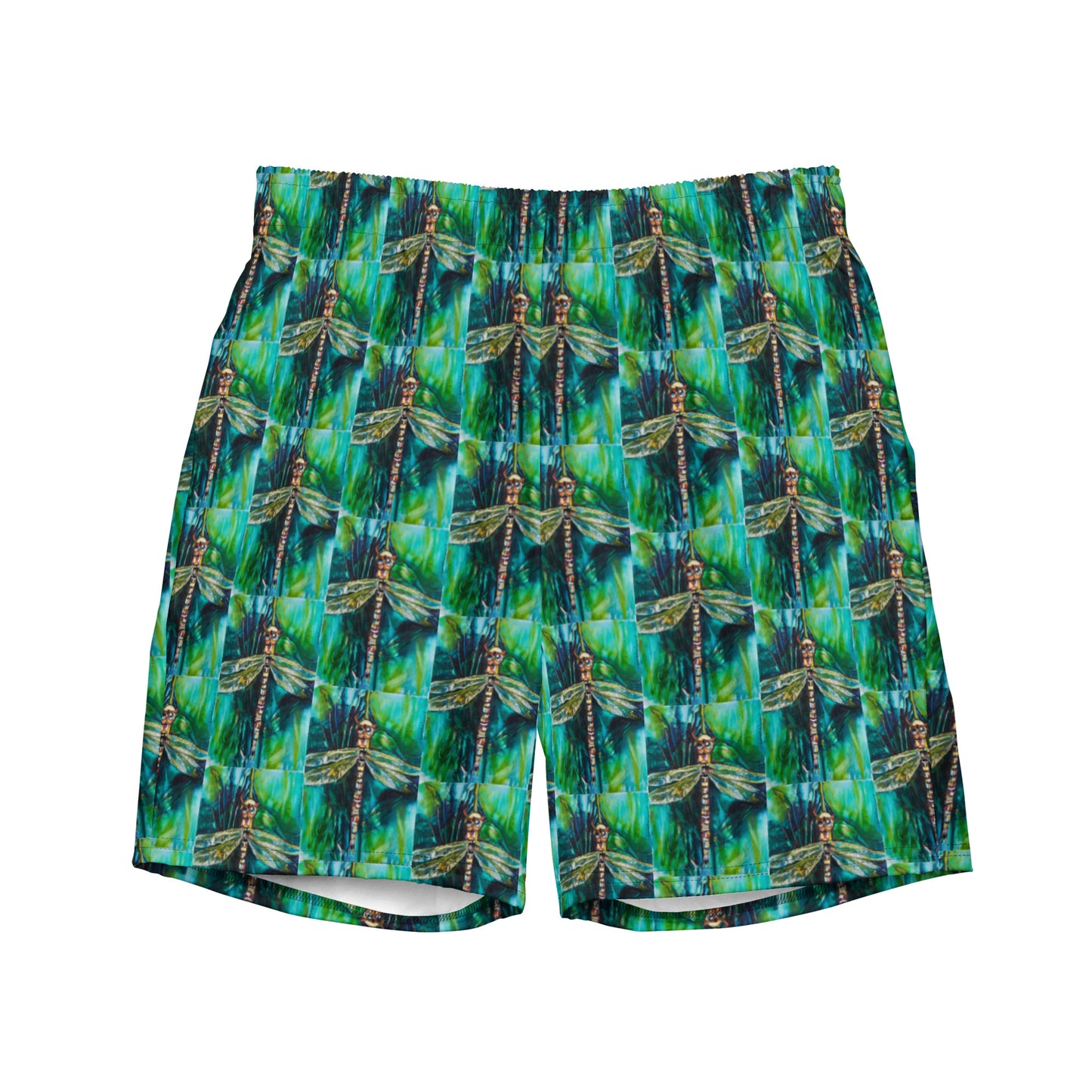 Green Dragonfly Men's swim trunks