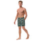 Psychedelic Gator Reflections Men's swim trunks