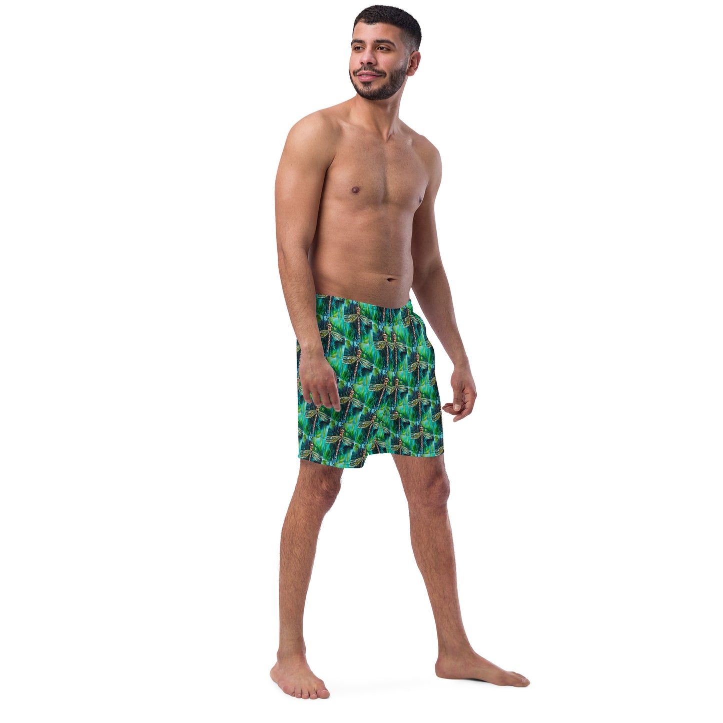 Green Dragonfly Men's swim trunks