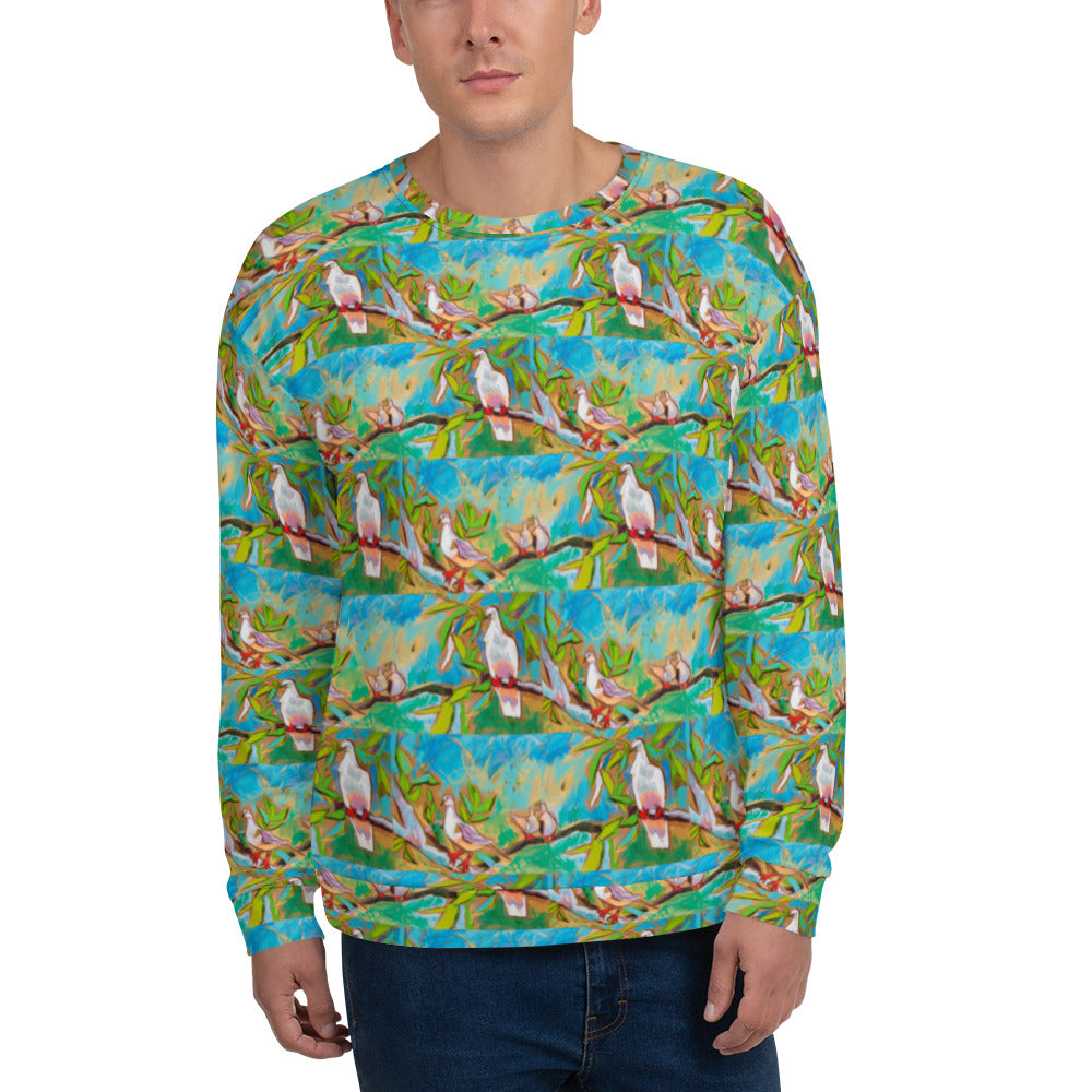 Doves in Oasis Unisex Sweatshirt