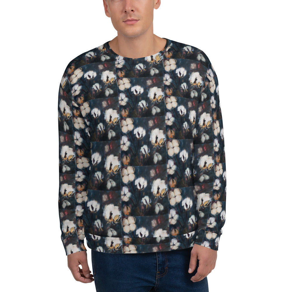 Cotton at Night Unisex Sweatshirt