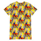 Louisiana Hussy Pattern T-shirt dress
