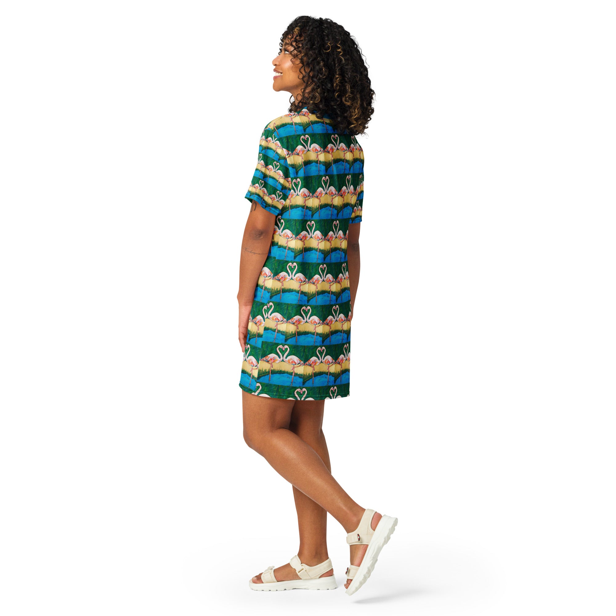 Flamingo t shirt dress online