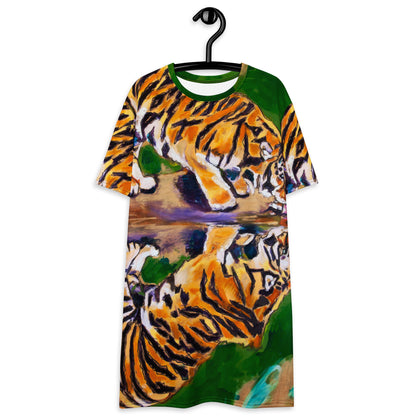 Tiger Reflections II T-shirt dress