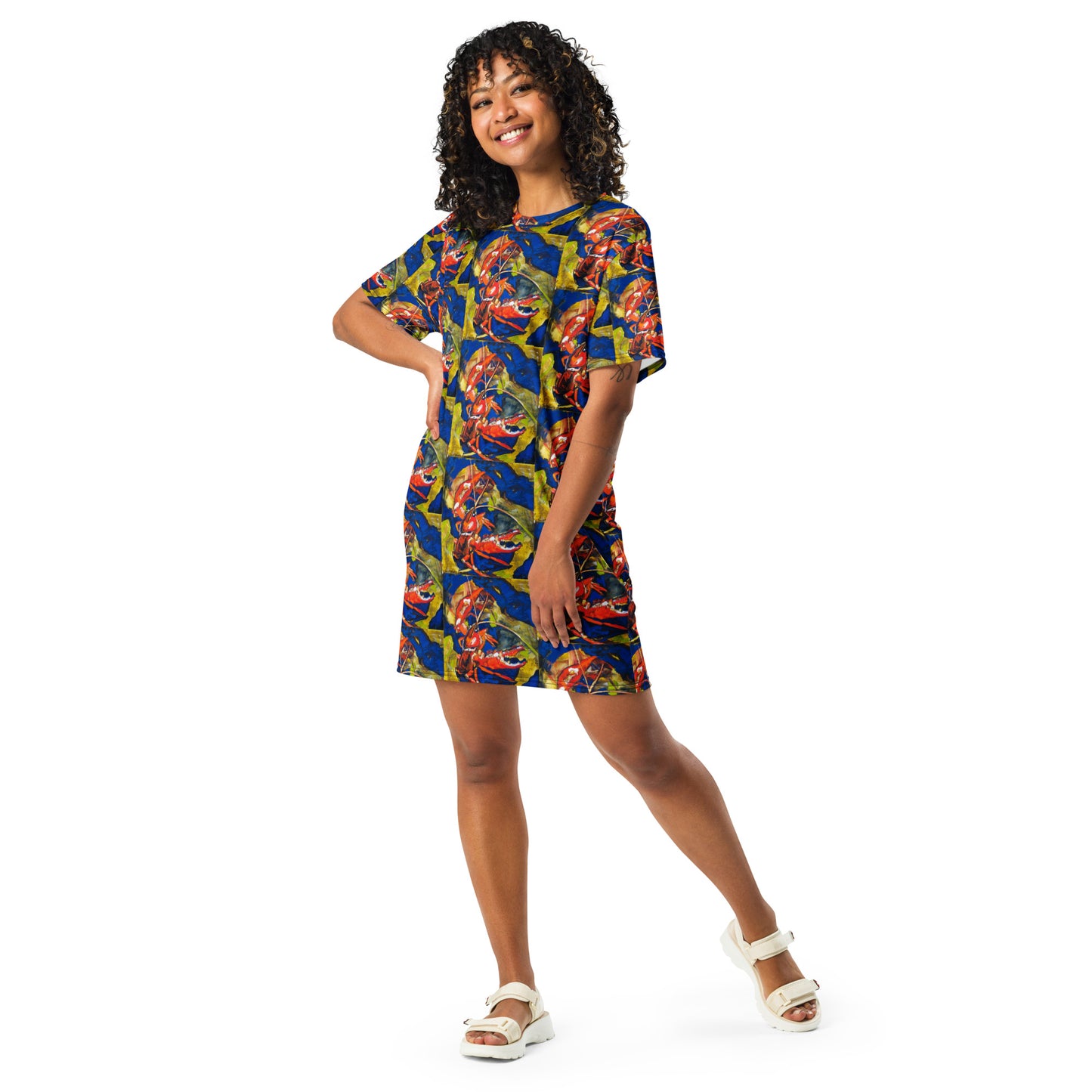 Crawfish in Habitat II T-shirt dress