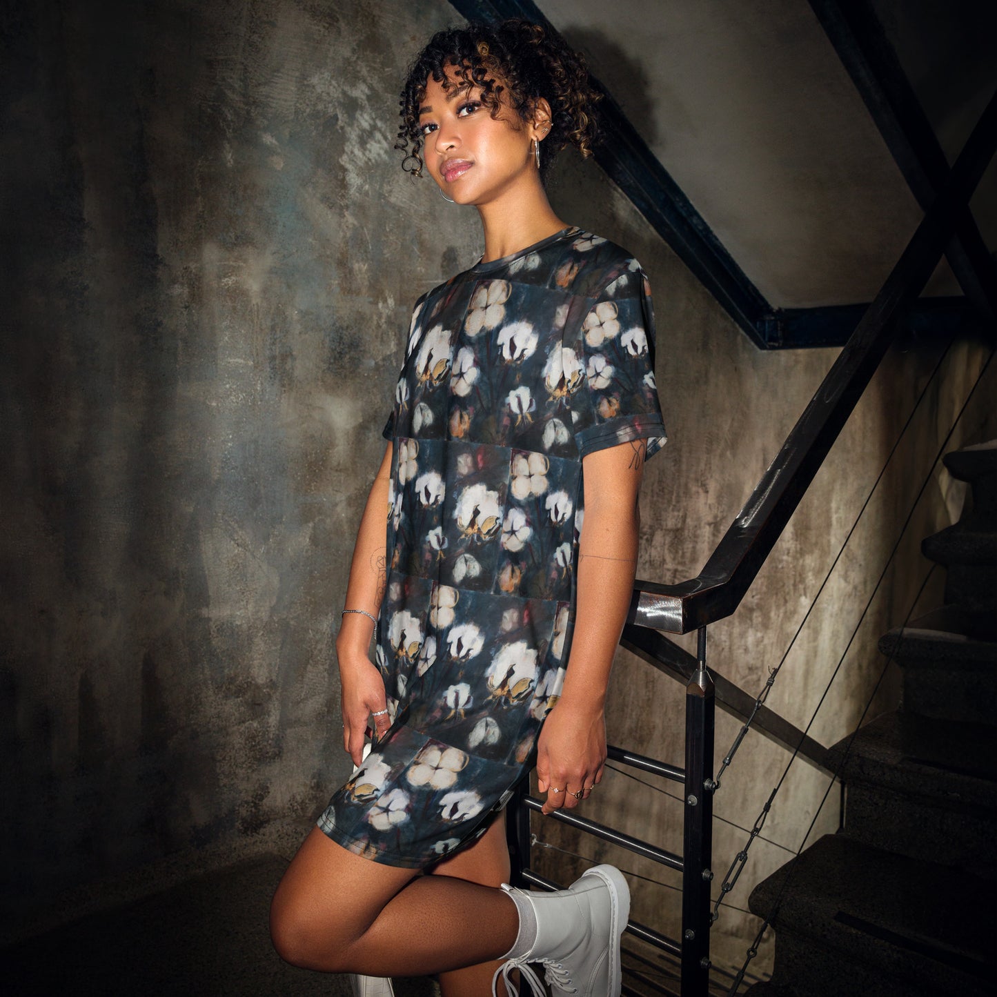 Cotton at Night T-shirt dress