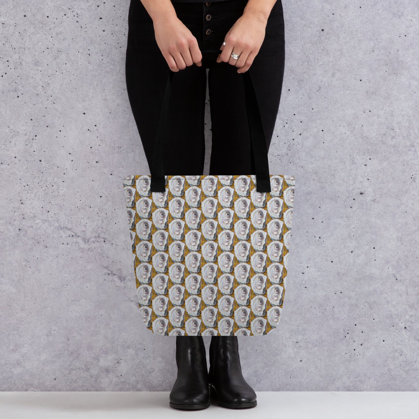 Mustard Oysters Tote bag