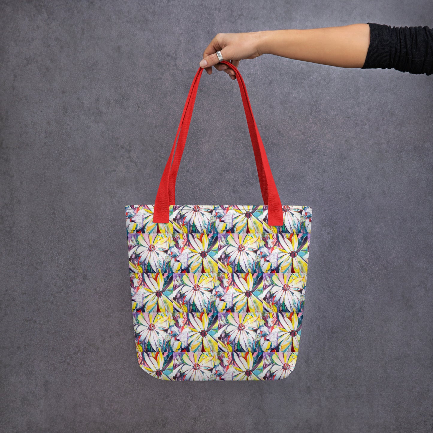 Zinnias Tote bag