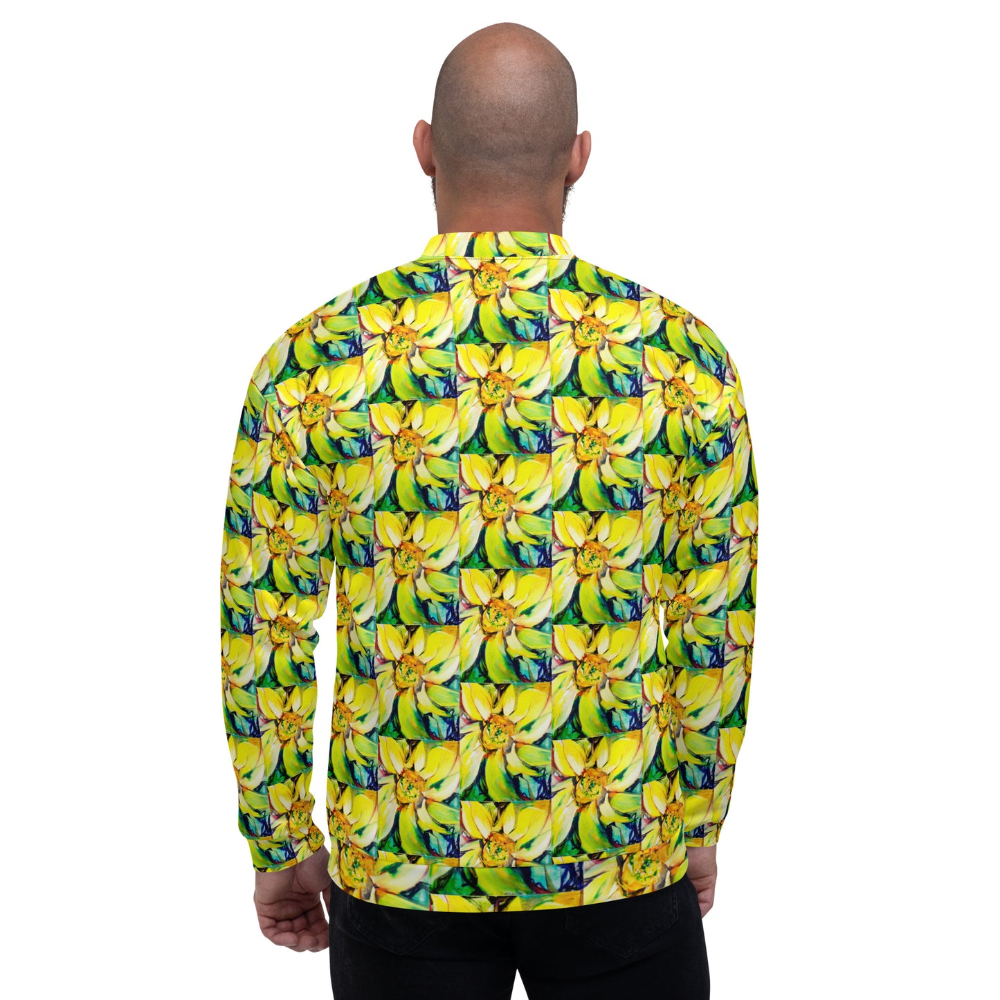 Bosco Sunflower Unisex Bomber Jacket