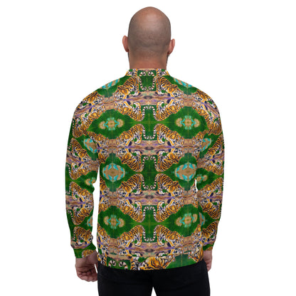 Tiger Reflections Unisex Bomber Jacket