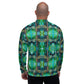 Green Dragonfly Unisex Bomber Jacket