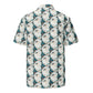 Teal Oyster Shells Unisex button shirt