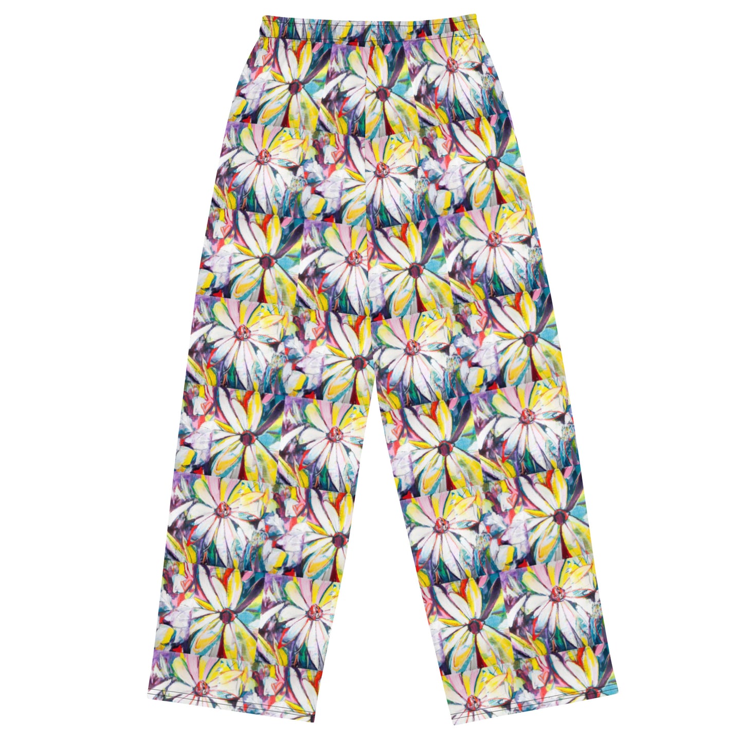 Zinnias All-over print unisex wide-leg pants